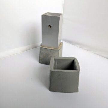 Rubberdop grijs (t.b.v. poot 50x50)